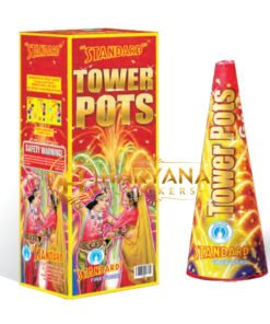 Tower Pots - Gold